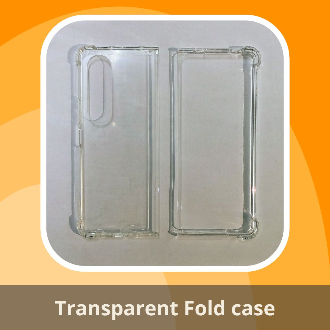 Plain Transparent case for Foldable or Flappable Phone (no printing) | 空白折疊手機殼(不包括印刷)