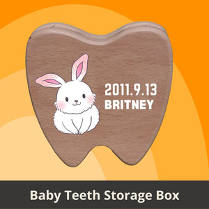 Customized Wooden Baby Teeth Storage Box | 定制實木嬰兒牙齒收納盒