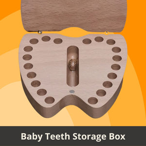 Plain Wooden Baby Teeth Storage Box (no printing) | 空白實木嬰兒牙齒收納盒(不包括印刷)